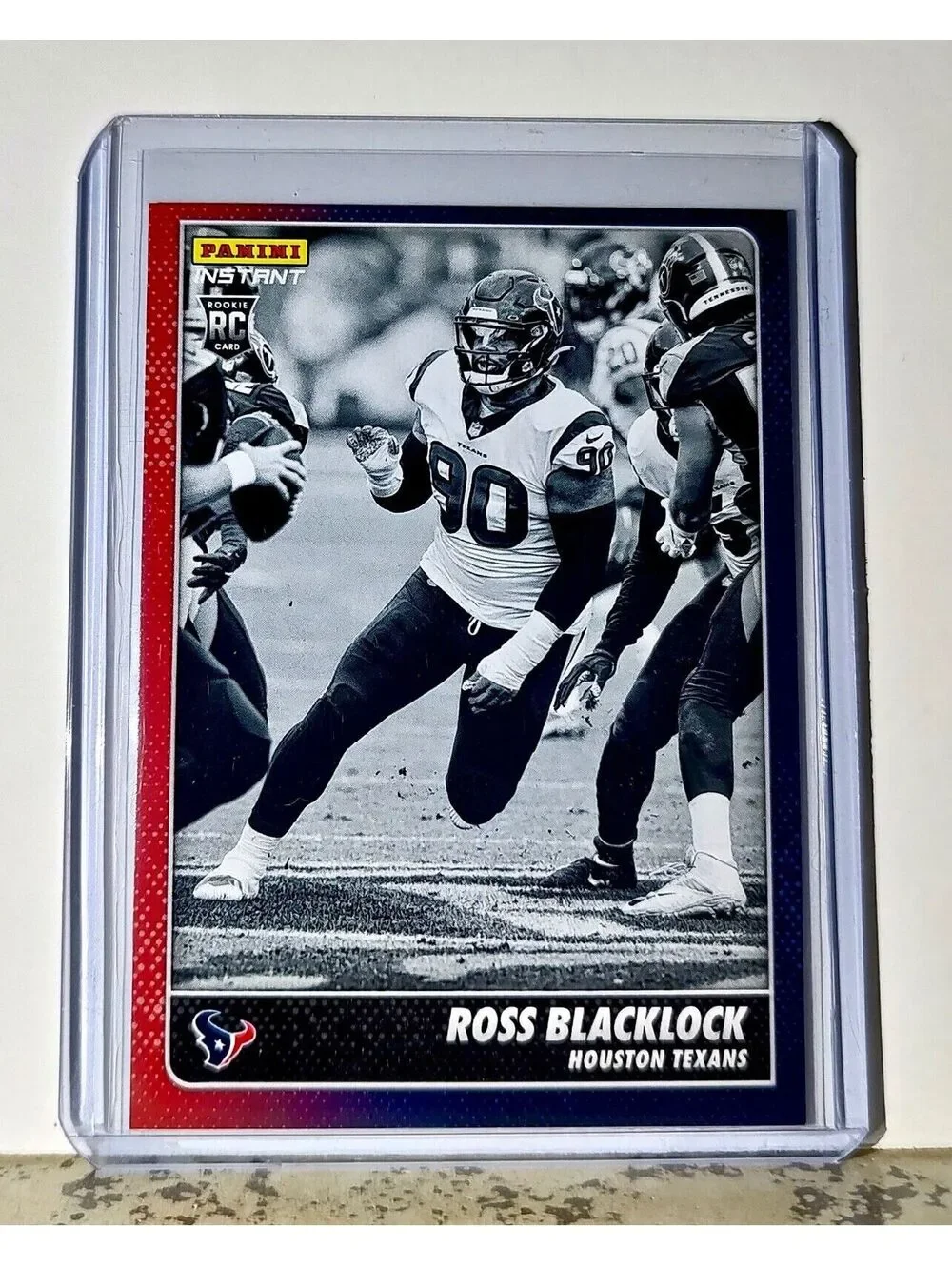 Ross Blacklock 2020 Panini NFL #4 Black and White Rookies Card Texans 1 of 518